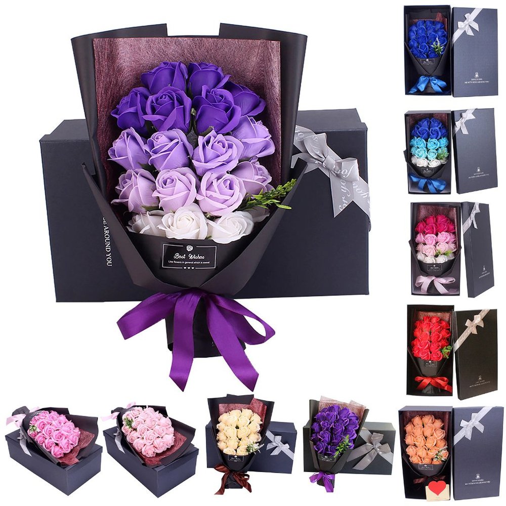 Valentine's Day Luxury Handmade Soap Bouquet Flowers